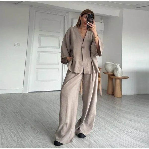 Conjunto Calça e Camisa Kay - Sua Boutique