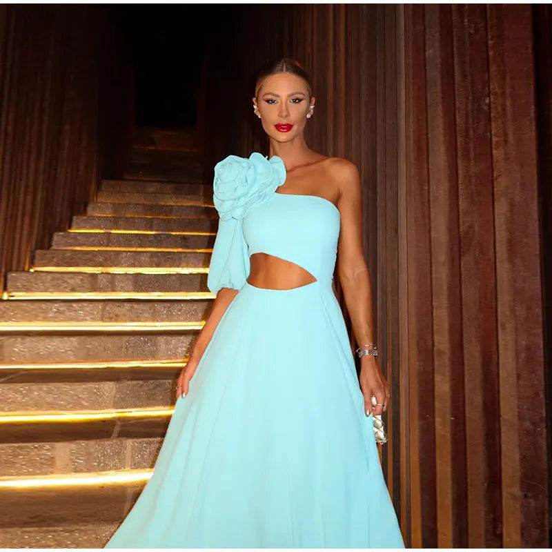 Vestido Assimétrico Flower - Sua Boutique