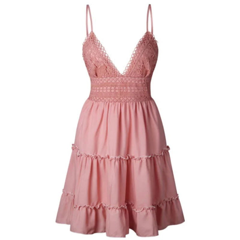 Vestido Babado com Renda use o cupom PRIMEIRACOMPRA e garanta 12%OFF