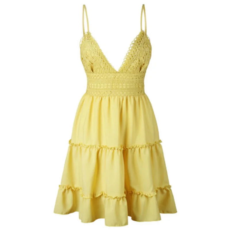 Vestido Babado com Renda use o cupom PRIMEIRACOMPRA e garanta 12%OFF