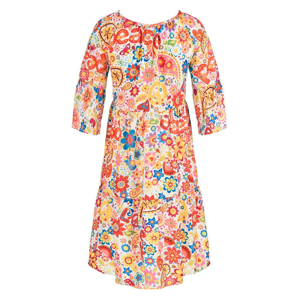 Vestido Boho Estampado - Sua Boutique