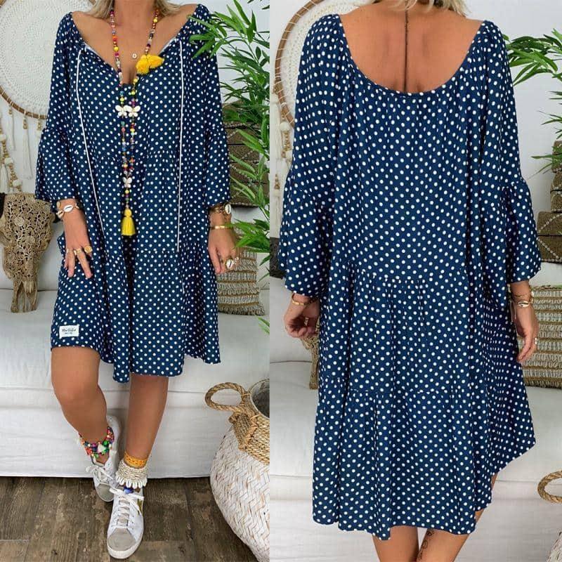 Vestido Boho Estampado - Sua Boutique