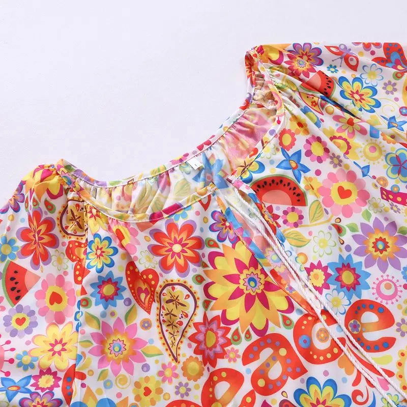 Vestido Boho Estampado - Sua Boutique