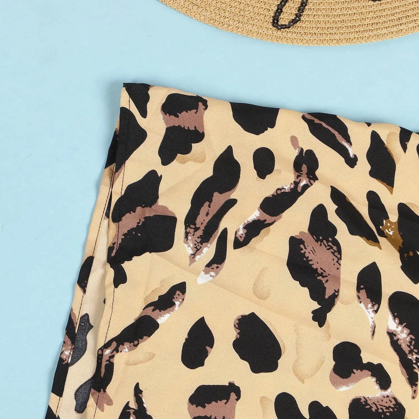 Vestido Detalhe Animal Print - Sua Boutique