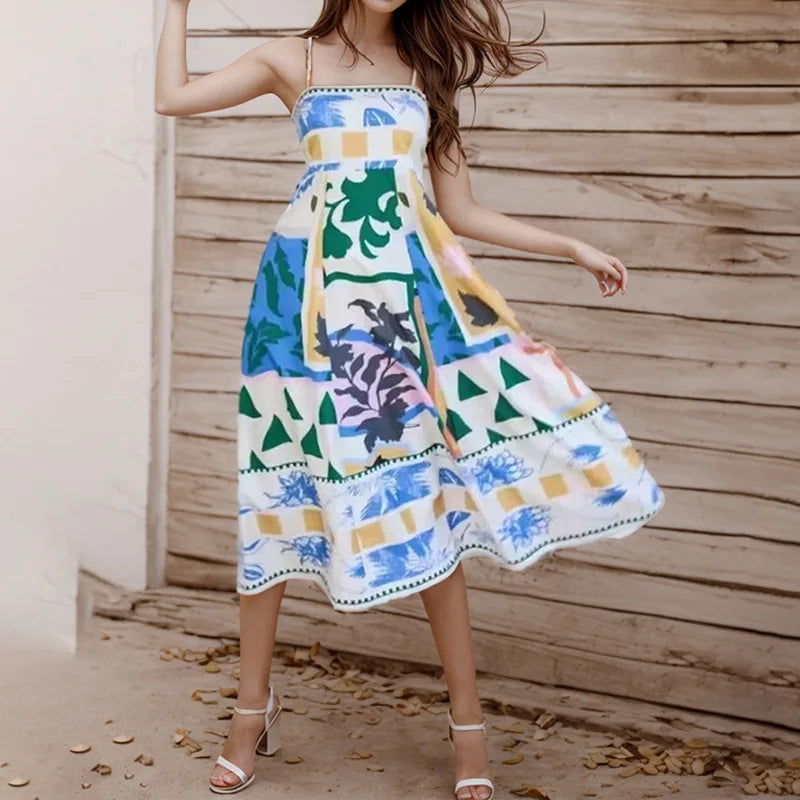 Vestido Estampado Ericka use o cupom PRIMEIRACOMPRA e garanta 12%OFF