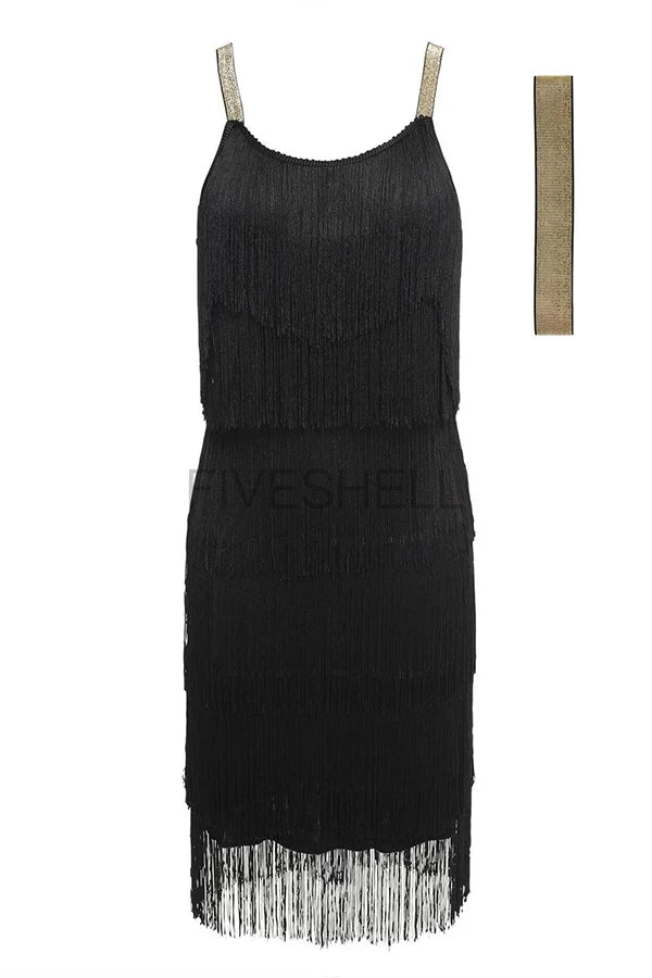 Vestido Franja Chique de Alça use o cupom PRIMEIRACOMPRA e garanta 12%OFF