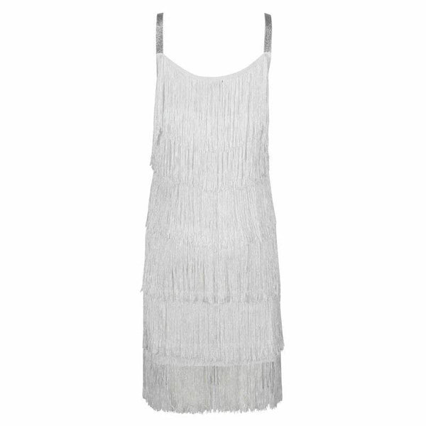 Vestido Franja Chique de Alça - Sua Boutique