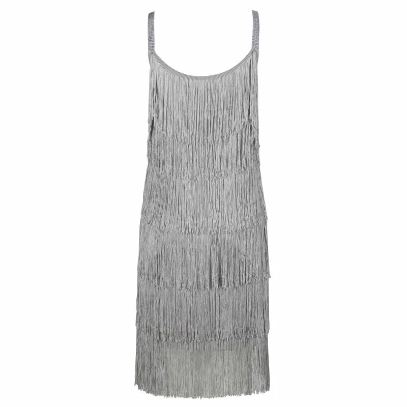 Vestido Franja Chique de Alça use o cupom PRIMEIRACOMPRA e garanta 12%OFF