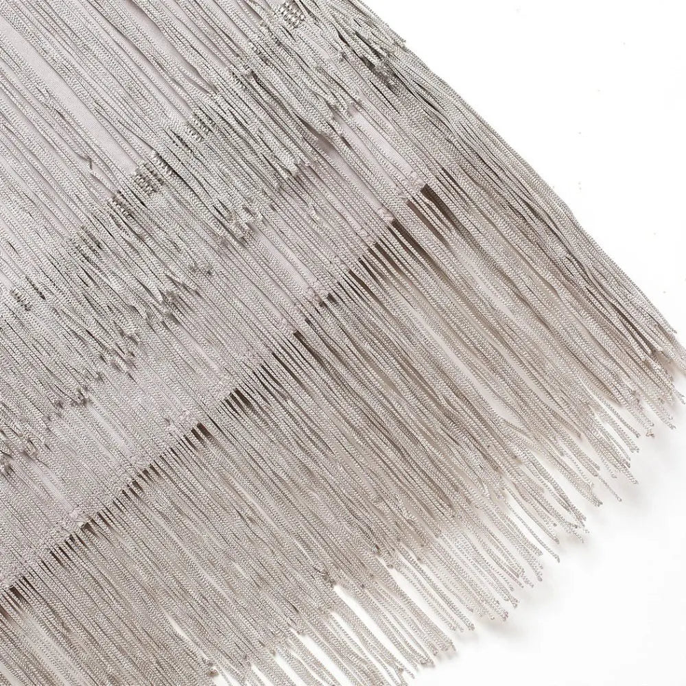 Vestido Franja Chique de Alça use o cupom PRIMEIRACOMPRA e garanta 12%OFF