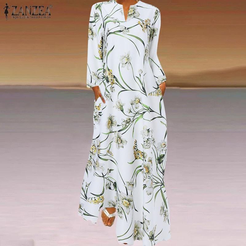 Vestido Garden Flower use o cupom PRIMEIRACOMPRA e garanta 12%OFF