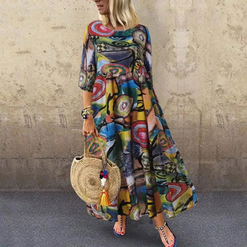 Vestido Happy Soul Meia Manga use o cupom PRIMEIRACOMPRA e garanta 12%OFF