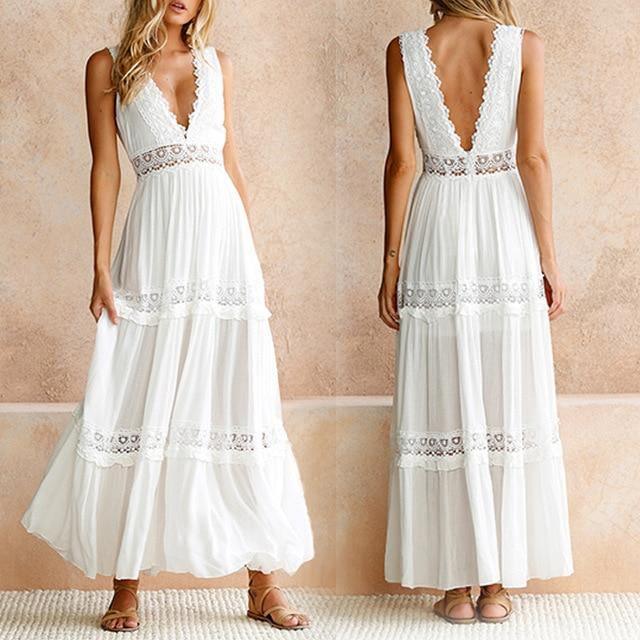 Vestido Longo Elegance use o cupom PRIMEIRACOMPRA e garanta 12%OFF
