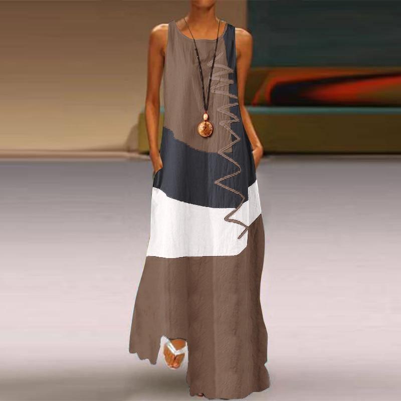 Vestido Longo Étnico use o cupom PRIMEIRACOMPRA e garanta 12%OFF