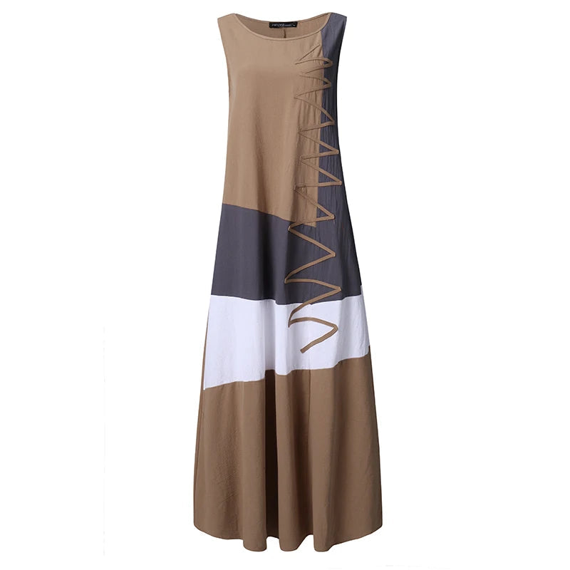 Vestido Longo Étnico use o cupom PRIMEIRACOMPRA e garanta 12%OFF