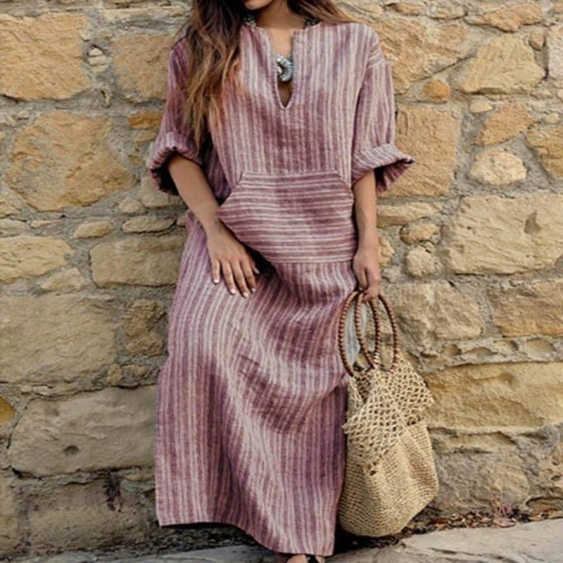Vestido Longo Hortência use o cupom PRIMEIRACOMPRA e garanta 12%OFF