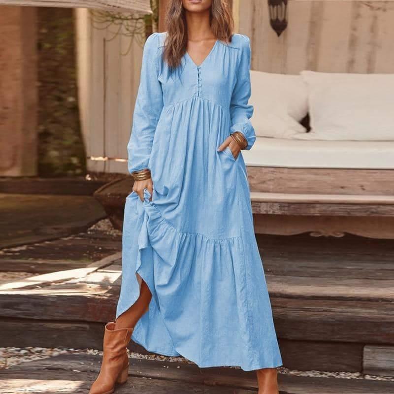 Vestido Longo Rouge use o cupom PRIMEIRACOMPRA e garanta 12%OFF