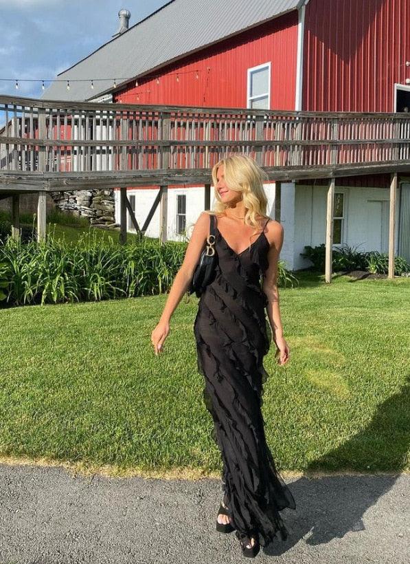 Vestido Longo Xantal use o cupom PRIMEIRACOMPRA e garanta 12%OFF