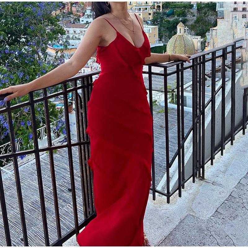 Vestido Longo Xantal use o cupom PRIMEIRACOMPRA e garanta 12%OFF