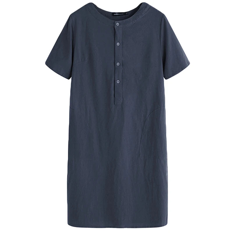 Vestido Midi Vintage Buttom use o cupom PRIMEIRACOMPRA e garanta 12%OFF