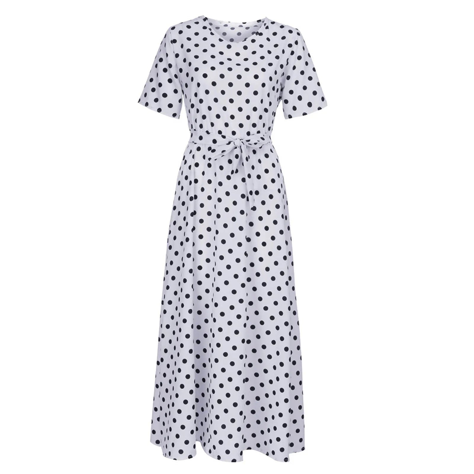 Vestido Poá Casual use o cupom PRIMEIRACOMPRA e garanta 12%OFF