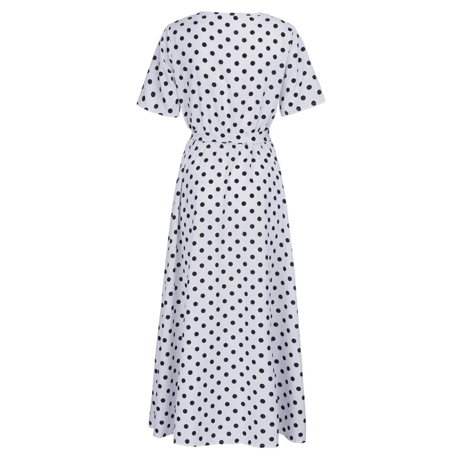 Vestido Poá Casual use o cupom PRIMEIRACOMPRA e garanta 12%OFF