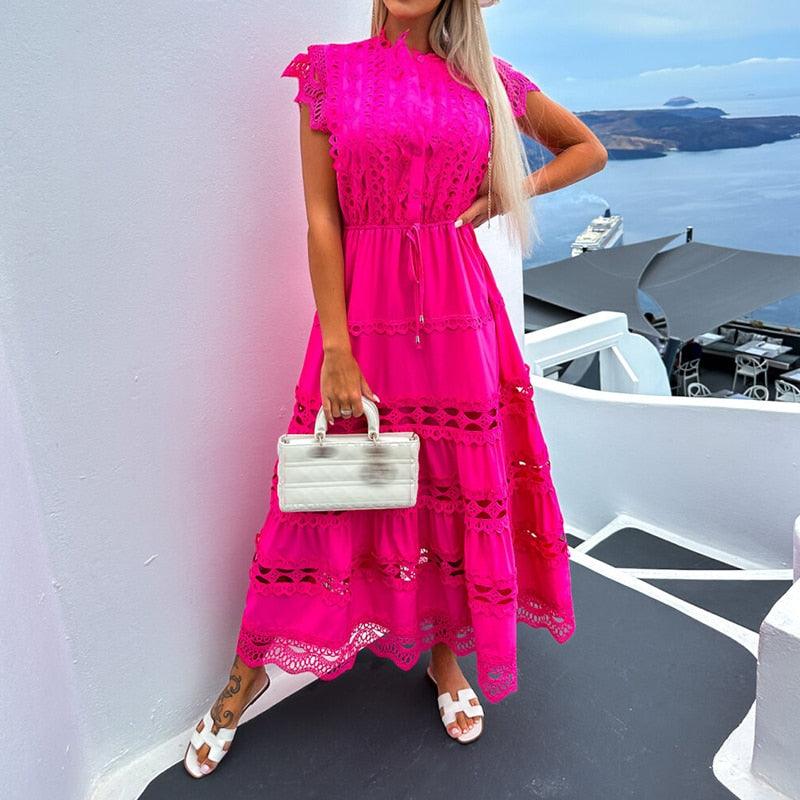 Vestido Renda Anelli use o cupom PRIMEIRACOMPRA e garanta 12%OFF