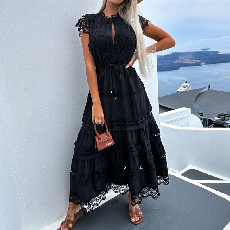 Vestido Renda Anelli use o cupom PRIMEIRACOMPRA e garanta 12%OFF
