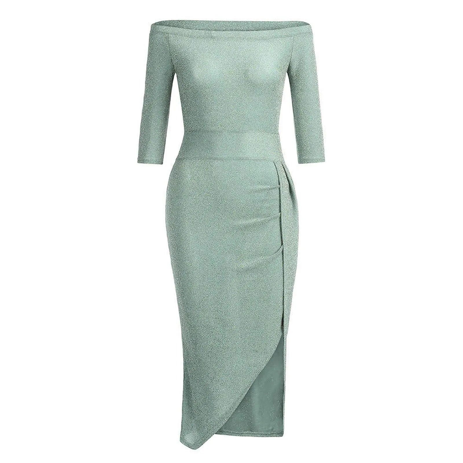 Vestido Sexy com Fenda Lateral use o cupom PRIMEIRACOMPRA e garanta 12%OFF