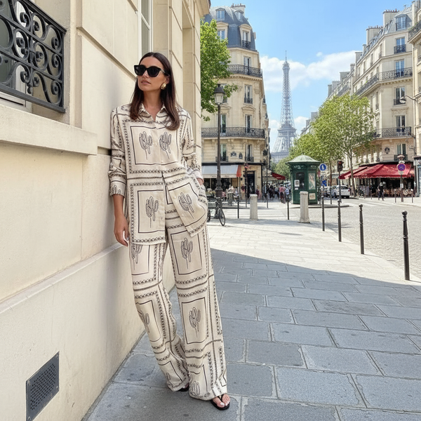 Conjunto Calça e Camisa Étnico