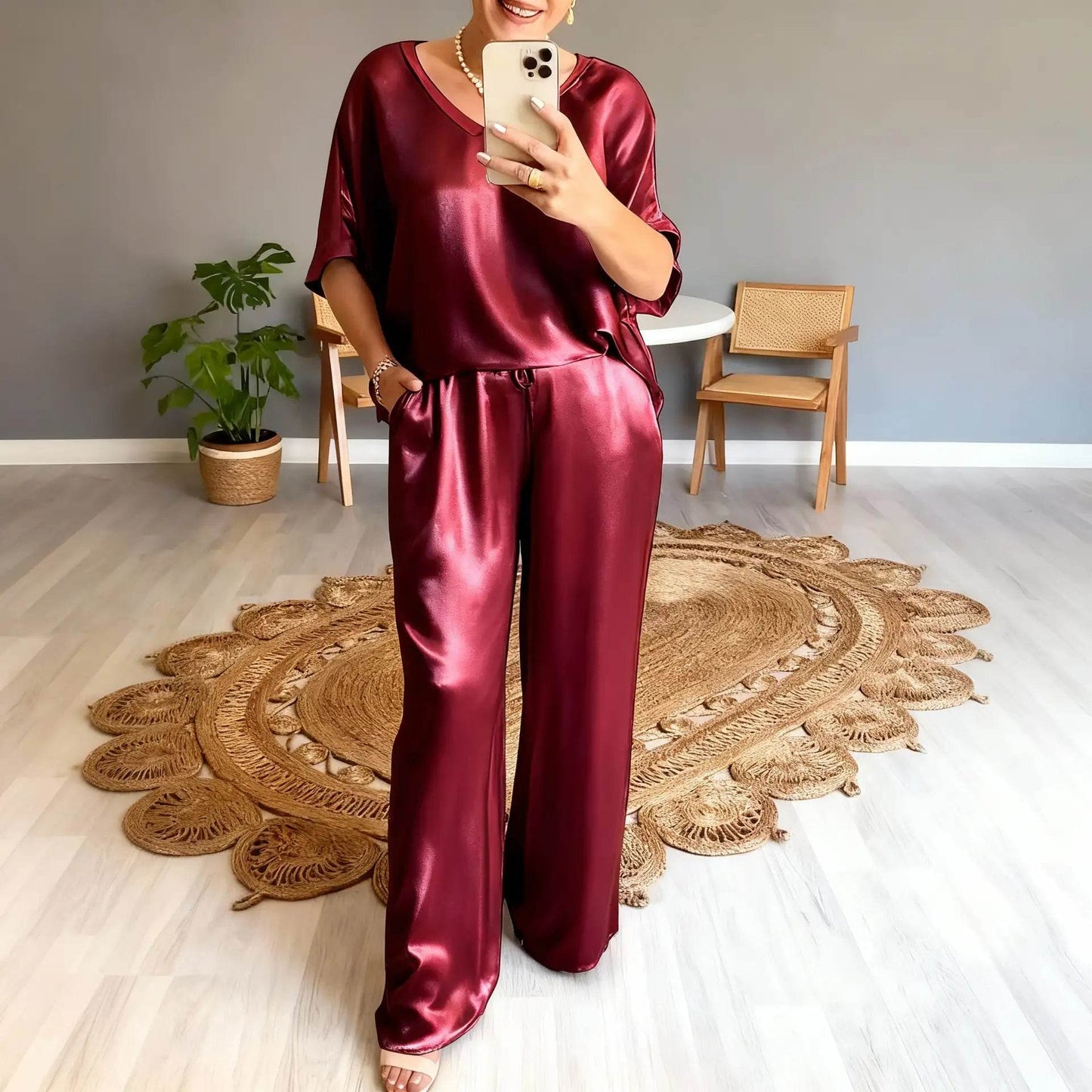 Conjunto Calça e Camisa Renata - Sua Boutique