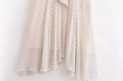 Vestido Long Poá Karen - Sua Boutique