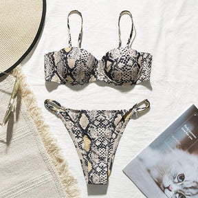 Biquíni Meia Taça Animal Print use o cupom PRIMEIRACOMPRA e garanta 12%OFF