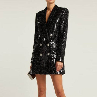 Blazer Buttons Shine - Sua Boutique