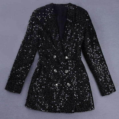 Blazer Long Dress Shine - Sua Boutique