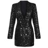 Blazer Long Dress Shine - Sua Boutique