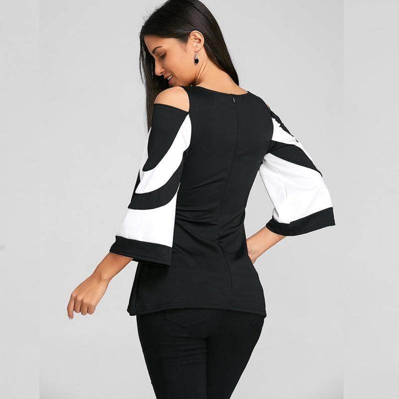 Blusa Black White - Sua Boutique