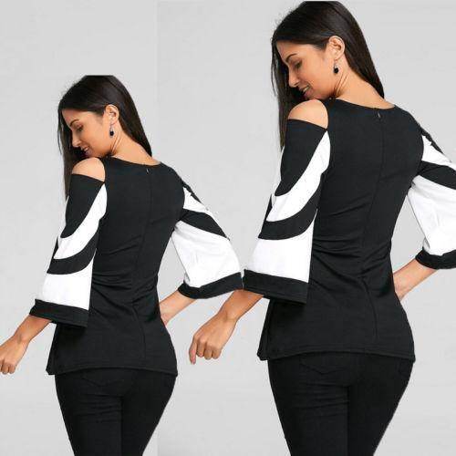 Blusa Black White - Sua Boutique