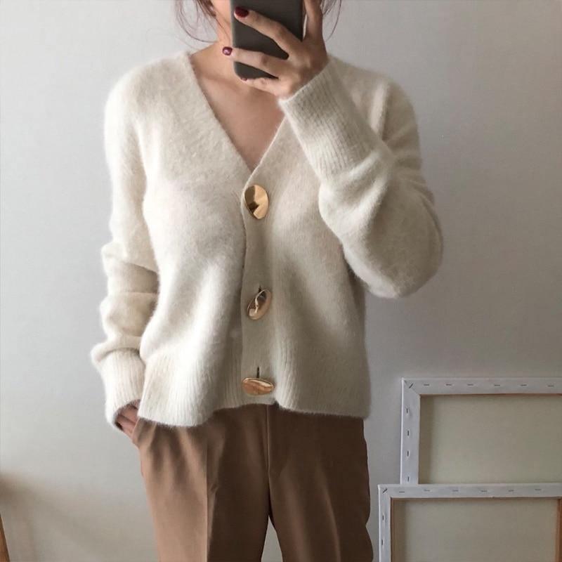Blusa Cardigan Button use o cupom PRIMEIRACOMPRA e garanta 12%OFF