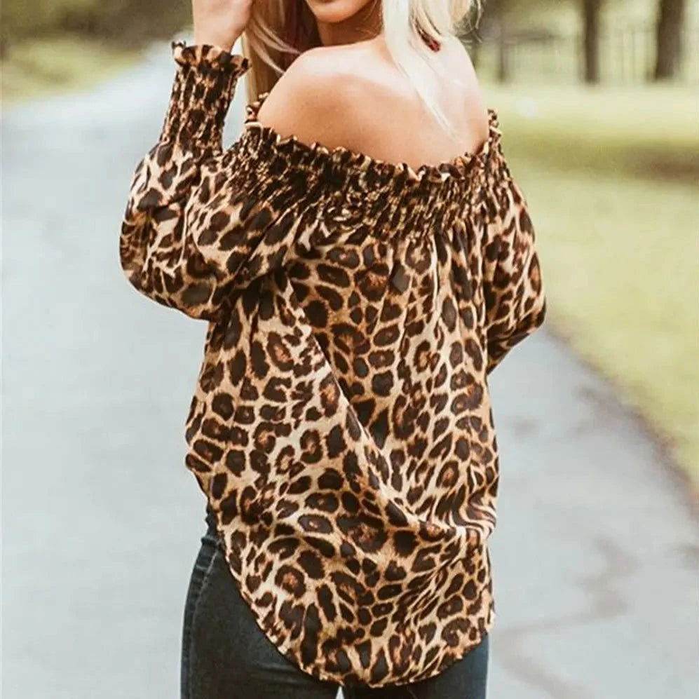 Blusa Manga Ciganinha Animal Print - Sua Boutique