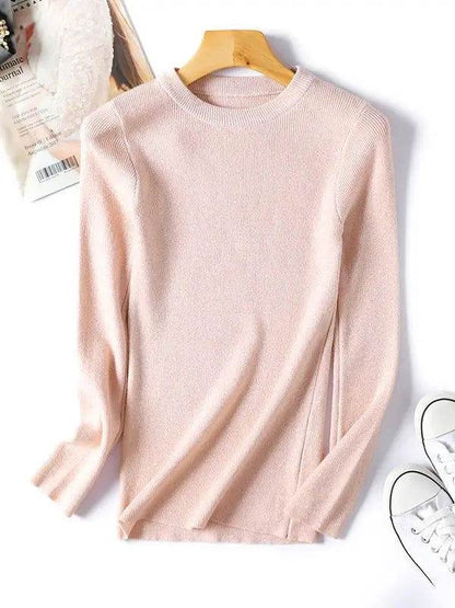 Blusa Manga Longa Lurex - Sua Boutique