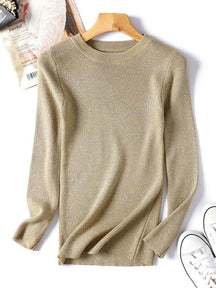 Blusa Manga Longa Lurex use o cupom PRIMEIRACOMPRA e garanta 12%OFF