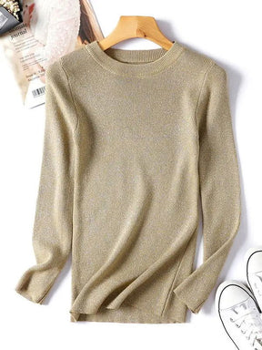 Blusa Manga Longa Lurex use o cupom PRIMEIRACOMPRA e garanta 12%OFF