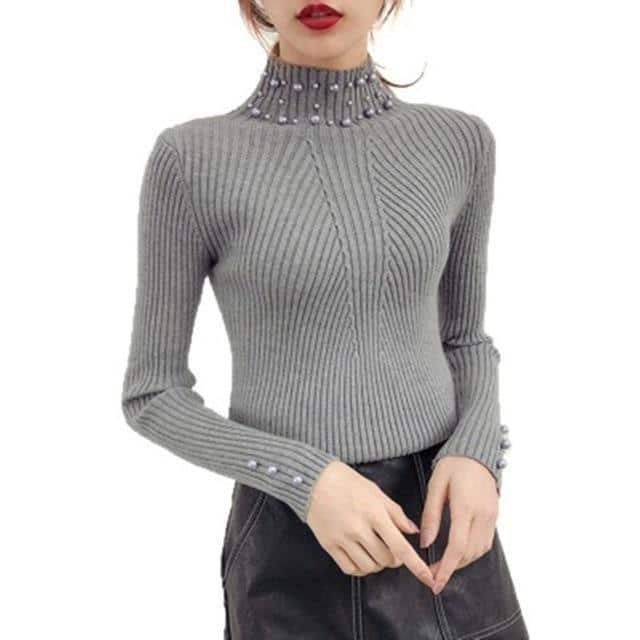 Blusa Manga longo com detalhes em Pérola use o cupom PRIMEIRACOMPRA e garanta 12%OFF