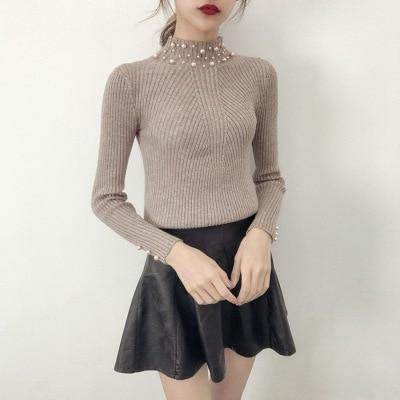 Blusa Manga longo com detalhes em Pérola - Sua Boutique