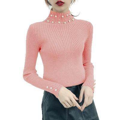 Blusa Manga longo com detalhes em Pérola - Sua Boutique