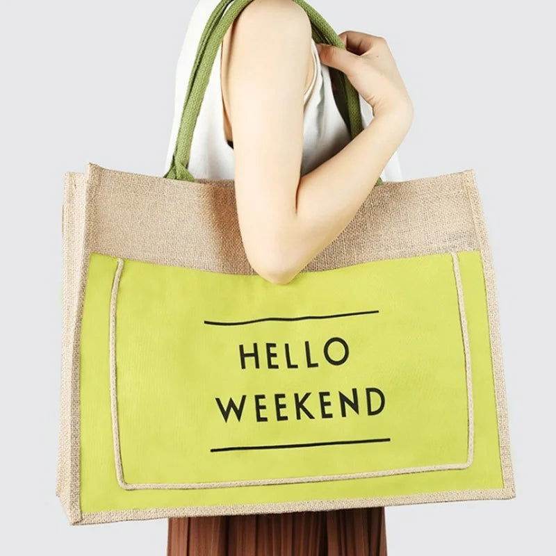 Bolsa Hello Weekend - Sua Boutique
