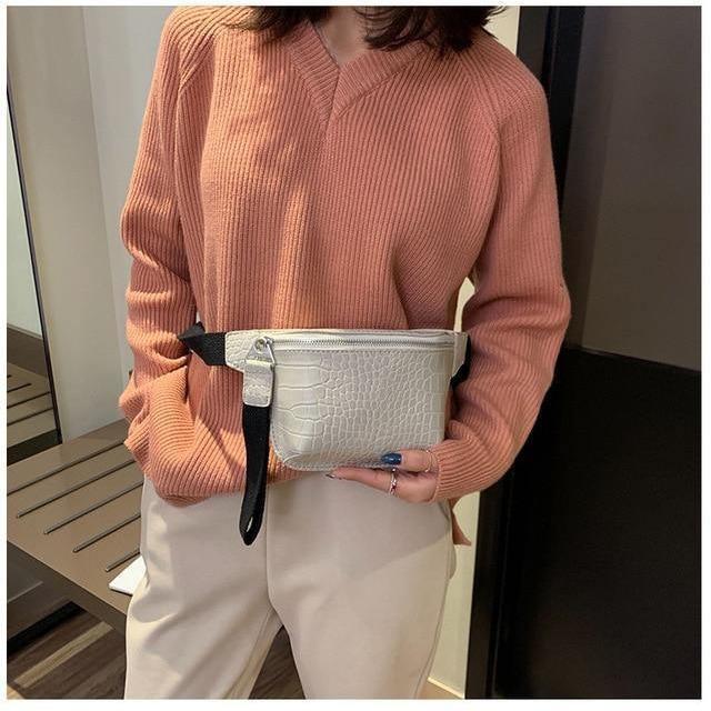 Bolsa Pochete Croco Á Prova D`Água use o cupom PRIMEIRACOMPRA e garanta 12%OFF