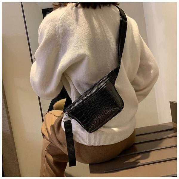 Bolsa Pochete Croco Á Prova D`Água - Sua Boutique