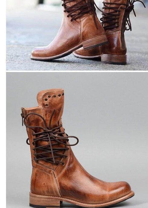 Bota Fernanda- Couro Ecológico - Sua Boutique