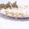 Brinco Argola Zirconia Letras - Sua Boutique